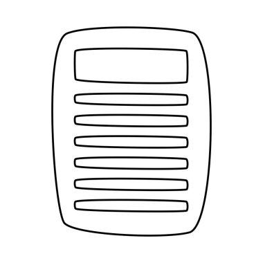 kağıt belge dosyası izole edilmiş simge