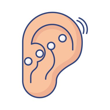 ses dalgaları düz biçimli kulak