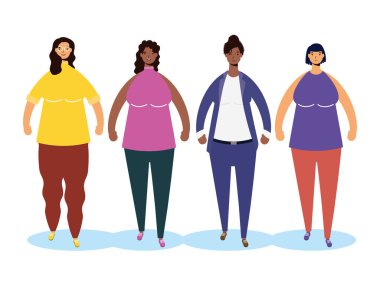 ırklar arası kadın karakterler grubu