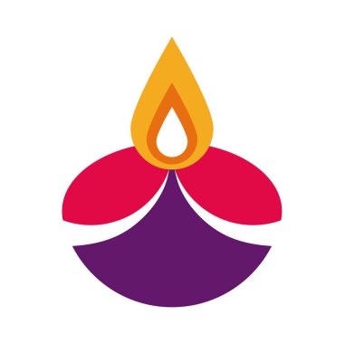 diwali mum düz biçim simgesi