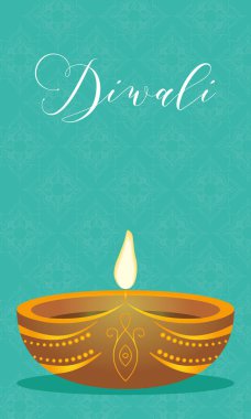 Mutlu bayramlar. Mavi arka planda mum var.