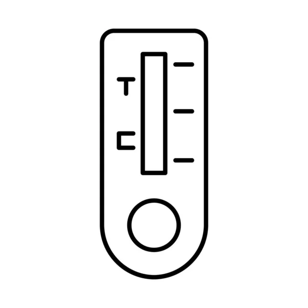Línea de prueba estilo icono vector diseño — Vector de stock