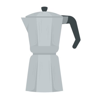 kahve demliği ikon vektör tasarımı