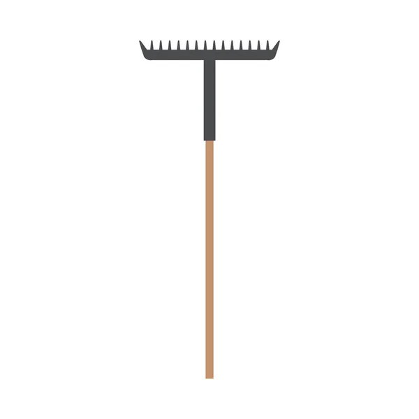 Bahçe tırmığı ikon vektör tasarımı — Stok Vektör