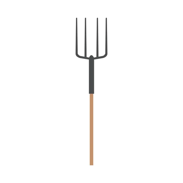 Gardening rake icon vector design — Stock Vector