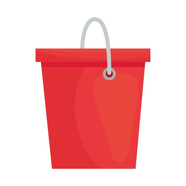 Gardening bucket icon vector design — Stock Vector