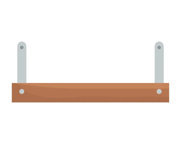 Tuinieren plank pictogram vector ontwerp — Stockvector