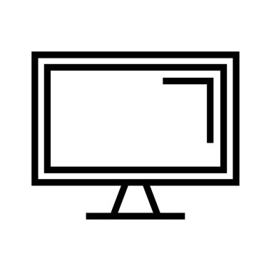 dijital bilgisayar simgesi vektör tasarımı