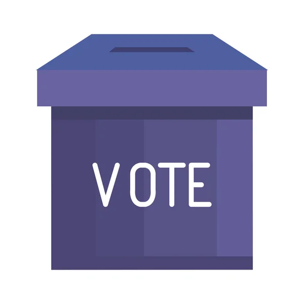 Boîte de vote icône vectoriel design — Image vectorielle