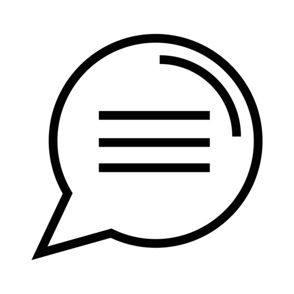 Design vettoriale icona bolla di comunicazione — Vettoriale Stock