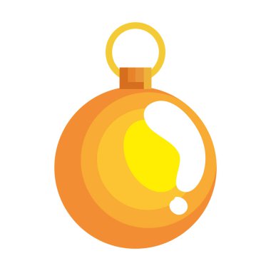 Mutlu noel küresi vektör tasarımı