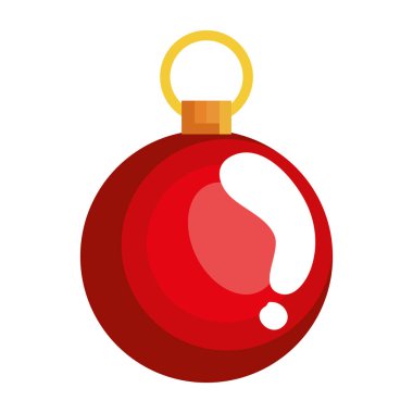 Mutlu noel küresi vektör tasarımı