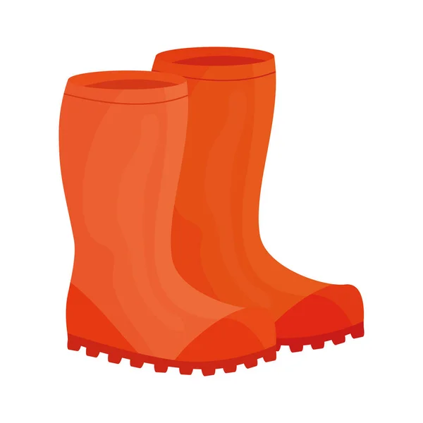 Gardening boots icon vector design — Stock Vector