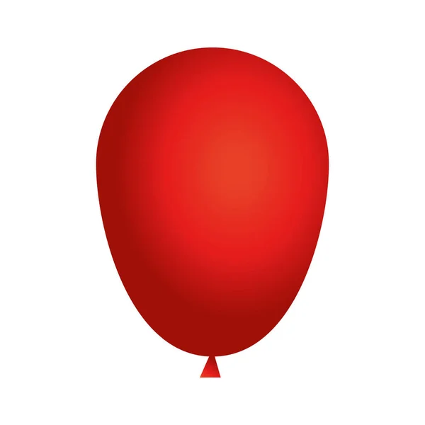 Roter Ballon Icon Vektor Design — Stockvektor