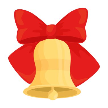 Papyon vektör tasarımlı mutlu noel çanları