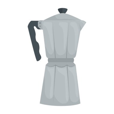kahve moka pot vektör tasarımı