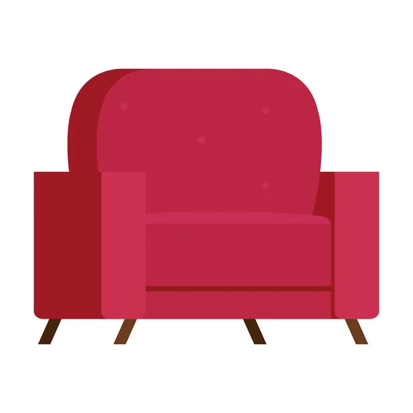 Home chair icon vector design — Stock Vector