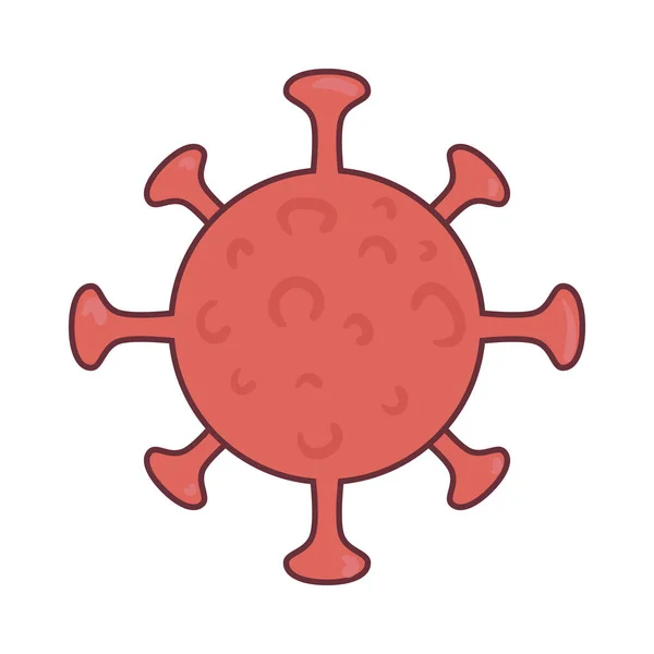 Covid 19 virüs vektör tasarımı — Stok Vektör