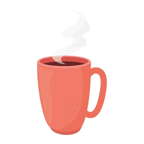 Kaffemugg ikon vektor design — Stock vektor