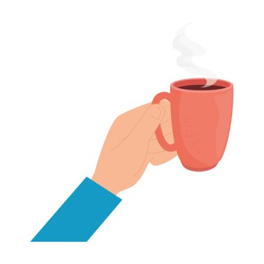 Kahve fincanı vektör tasarımı