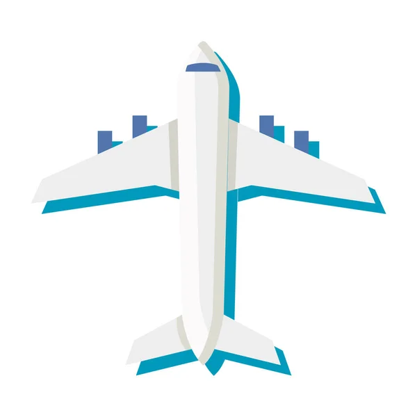 Projeto de vetor ícone de avião isolado —  Vetores de Stock