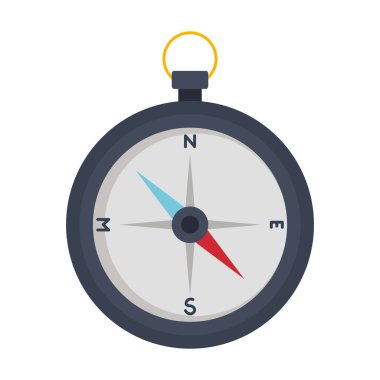 İzole pusula vektör tasarımı