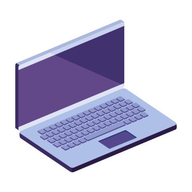 dijital dizüstü bilgisayar 3d vektör tasarımı