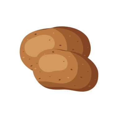 iki patates ikonu vektör tasarımı