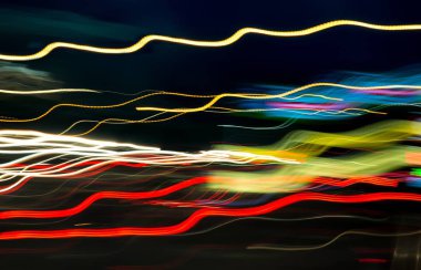 Çok renkli ışık izleme için bir arka plan