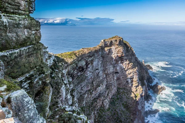 Cape Point peninsula end point and ocean — Stock Photo, Image