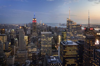 New York şehrinin silüeti