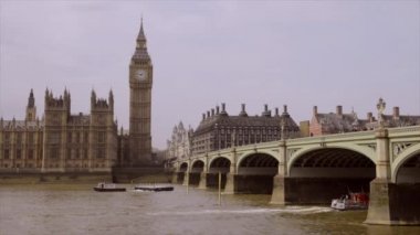 büyük ben ve westminster Köprüsü'nde dusk, Londra, İngiltere