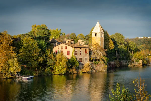 Ile Barbe in Lyon, France — Stock Photo, Image