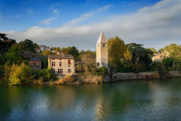 Ile Barbe in Lyon, Frankrijk — Stockfoto