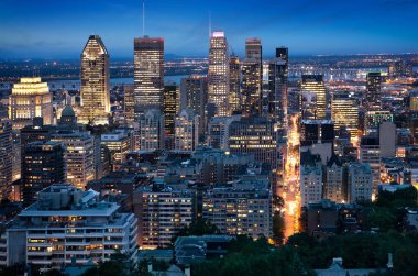 Mont Royal Montreal manzarası