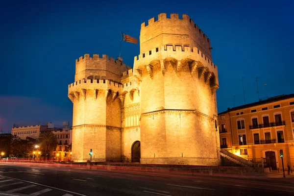 Valencia'da Serrano kuleleri — Stok fotoğraf