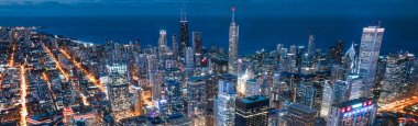 Chicago sokakları, ligths ve gece