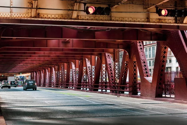 Gekleurde straat in Chicago — Stockfoto