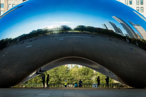 Chicago City reflekterar — Stockfoto