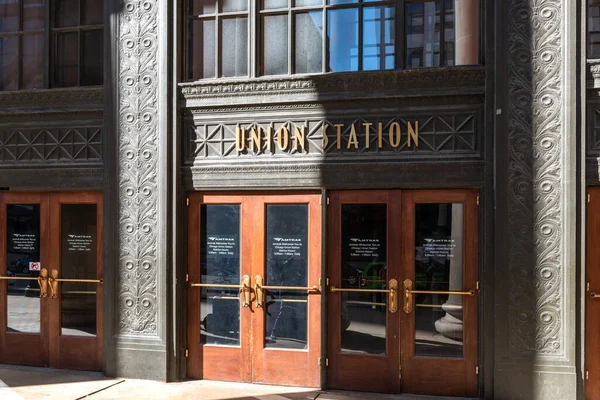 Chicago Illinois Oktober 2018 Ondertekening Van Union Station Oktober 2018 — Stockfoto