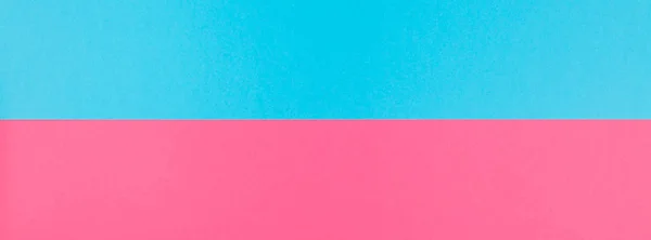 Креативный Ярко Розовый Голубой Широкий Баннер Копировальным Пространством Минимальном Стиле — стоковое фото