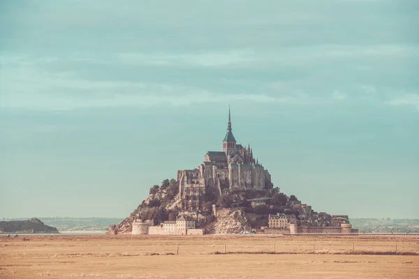 Mont Saint Michel Abbey Klostret Normandie Norra Frankrike — Stockfoto
