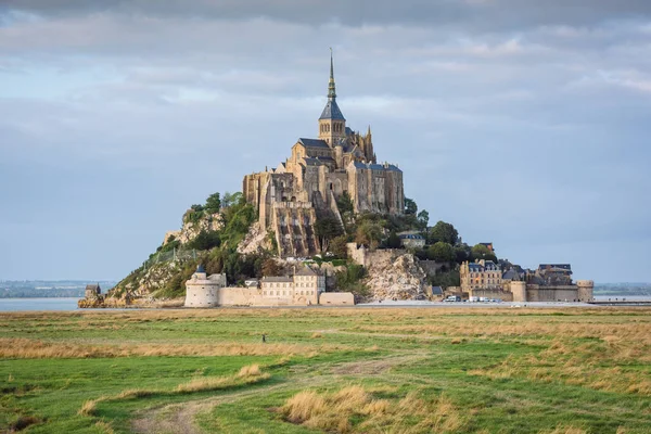 Abadía Del Monasterio Mont Saint Michel Isla Normandía Norte Francia —  Fotos de Stock