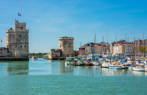 Francja Rochelle Września 2015 Widok Jachty Starego Portu Rochelle Francja — Zdjęcie stockowe
