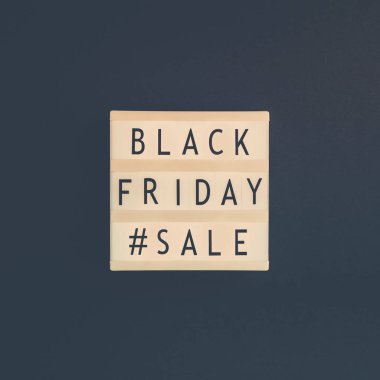 Yaratıcı üst görüntülemek düz yatıyordu promosyon kompozisyon Black friday satış metin beyaz lightbox siyah arka plan kopya alanı Meydanı şablon siyah Cuma satış mockup düşmek Şükran reklam