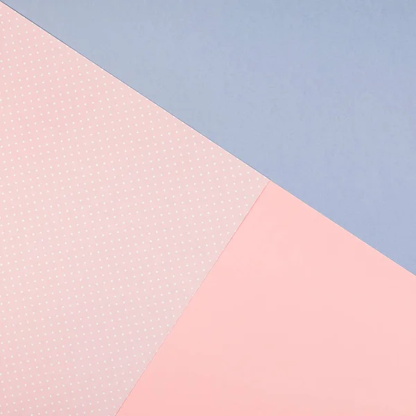 創造的な平面図のモックアップ白紙シート ピンクはがき背景コピー スペース 概念の最小限の形状のテンプレート — ストック写真