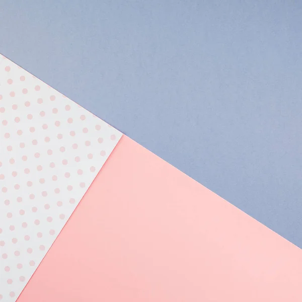 創造的な平面図のモックアップ白紙シート ピンクはがき背景コピー スペース 概念の最小限の形状のテンプレート — ストック写真
