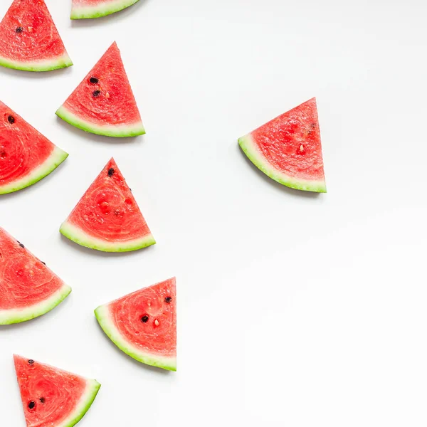 Padrão de fatias de melancia fresca — Fotografia de Stock