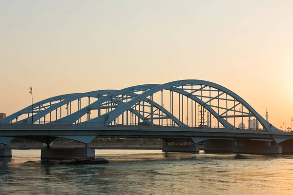 Maqta Bridge, Abu Dhabi, Egyesült Arab Emírségek — Stock Fotó