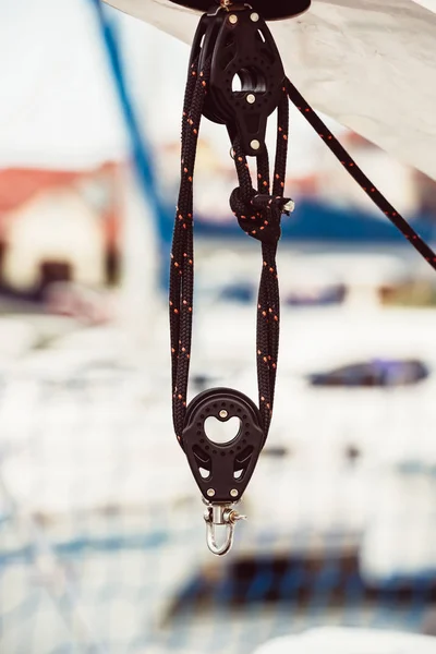 Recreational yacht detail — Stock Photo, Image